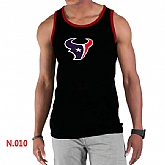 Nike NFL Houston Texans Sideline Legend Authentic Logo men Tank Top Black,baseball caps,new era cap wholesale,wholesale hats