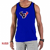 Nike NFL Houston Texans Sideline Legend Authentic Logo men Tank Top Blue,baseball caps,new era cap wholesale,wholesale hats