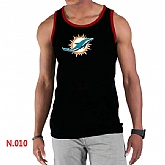 Nike NFL Miami Dolphins Sideline Legend Authentic Logo men Tank Top Black,baseball caps,new era cap wholesale,wholesale hats