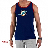 Nike NFL Miami Dolphins Sideline Legend Authentic Logo men Tank Top D.Blue
