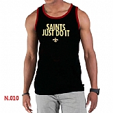 Nike NFL New Orleans Saints Sideline Legend Authentic Logo men Tank Top Black 2,baseball caps,new era cap wholesale,wholesale hats