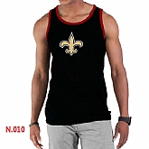 Nike NFL New Orleans Saints Sideline Legend Authentic Logo men Tank Top Black,baseball caps,new era cap wholesale,wholesale hats