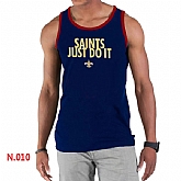 Nike NFL New Orleans Saints Sideline Legend Authentic Logo men Tank Top D.Blue 2,baseball caps,new era cap wholesale,wholesale hats