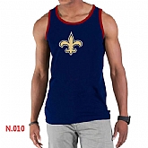 Nike NFL New Orleans Saints Sideline Legend Authentic Logo men Tank Top D.Blue,baseball caps,new era cap wholesale,wholesale hats