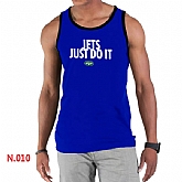 Nike NFL New York Jets Sideline Legend Authentic Logo men Tank Top Blue 2,baseball caps,new era cap wholesale,wholesale hats