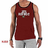 Nike NFL New York Jets Sideline Legend Authentic Logo men Tank Top Red 2