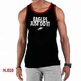 Nike NFL Philadelphia Eagles Sideline Legend Authentic Logo men Tank Top Black 2,baseball caps,new era cap wholesale,wholesale hats