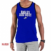 Nike NFL Philadelphia Eagles Sideline Legend Authentic Logo men Tank Top Blue 2,baseball caps,new era cap wholesale,wholesale hats