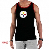 Nike NFL Pittsburgh Steelers Sideline Legend Authentic Logo men Tank Top Black,baseball caps,new era cap wholesale,wholesale hats