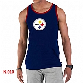 Nike NFL Pittsburgh Steelers Sideline Legend Authentic Logo men Tank Top D.Blue,baseball caps,new era cap wholesale,wholesale hats