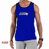 Nike NFL Seattle Seahawks Sideline Legend Authentic Logo men Tank Top Blue,baseball caps,new era cap wholesale,wholesale hats