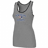 Nike New England Patriots Heart x26 Soul Tri-Blend Racerback stretch Tank Top L.grey,baseball caps,new era cap wholesale,wholesale hats