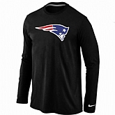 Nike New England Patriots Logo Long Sleeve T-Shirt black,baseball caps,new era cap wholesale,wholesale hats