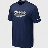 Nike New England Patriots Sideline Legend Authentic Font T-Shirt D.Blue,baseball caps,new era cap wholesale,wholesale hats