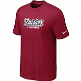 Nike New England Patriots Sideline Legend Authentic Font T-Shirt Red,baseball caps,new era cap wholesale,wholesale hats