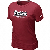 Nike New England Patriots Sideline Legend Authentic Font Women's T-Shirt Red,baseball caps,new era cap wholesale,wholesale hats