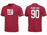 Nike New York Giants Jason Pierre-Paul Name & Number T-Shirt Red,baseball caps,new era cap wholesale,wholesale hats