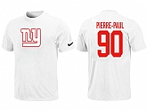 Nike New York Giants Jason Pierre-Paul Name & Number T-Shirt White,baseball caps,new era cap wholesale,wholesale hats