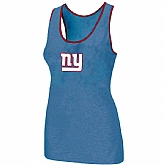 Nike New York Giants Ladies Big Logo Tri-Blend Racerback stretch Tank Top L.Blue,baseball caps,new era cap wholesale,wholesale hats