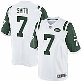 Nike New York Jets #7 Smith White Game Jerseys,baseball caps,new era cap wholesale,wholesale hats