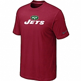 Nike New York Jets Authentic Logo T-Shirt - Team Red,baseball caps,new era cap wholesale,wholesale hats