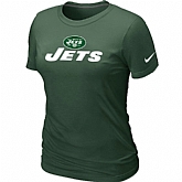 Nike New York Jets Authentic Logo Women's T-Shirt - Team Green,baseball caps,new era cap wholesale,wholesale hats