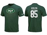 Nike New York Jets Chaz Schilens Name & Number T-Shirt Green,baseball caps,new era cap wholesale,wholesale hats