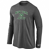 Nike New York Jets Heart & Soul Long Sleeve T-Shirt D.Gray,baseball caps,new era cap wholesale,wholesale hats