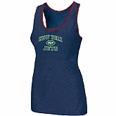 Nike New York Jets Heart x26 Soul Tri-Blend Racerback stretch Tank Top Blue,baseball caps,new era cap wholesale,wholesale hats