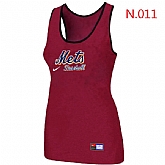 Nike New York Mets Tri-Blend Racerback stretch Tank Top Red,baseball caps,new era cap wholesale,wholesale hats