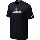Nike Oakland Raiders Authentic Logo T-Shirt BLACK,baseball caps,new era cap wholesale,wholesale hats