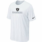 Nike Oakland Raiders Authentic Logo T-Shirt White,baseball caps,new era cap wholesale,wholesale hats