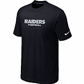 Nike Oakland Raiders Sideline Legend Authentic Font T-Shirt black,baseball caps,new era cap wholesale,wholesale hats