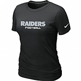 Nike Oakland Raiders Sideline Legend Authentic Font Women's T-Shirt black,baseball caps,new era cap wholesale,wholesale hats