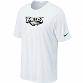 Nike Philadelphia Eagles Authentic Logo T-Shirt White,baseball caps,new era cap wholesale,wholesale hats