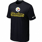 Nike Pittsburgh Steelers Authentic Logo T-Shirt Black,baseball caps,new era cap wholesale,wholesale hats