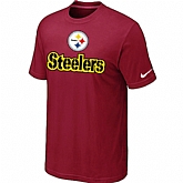 Nike Pittsburgh Steelers Authentic Logo T-Shirt Red,baseball caps,new era cap wholesale,wholesale hats