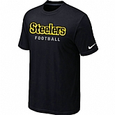 Nike Pittsburgh Steelers Sideline Legend Authentic Font T-Shirt Black,baseball caps,new era cap wholesale,wholesale hats