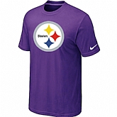 Nike Pittsburgh Steelers Sideline Legend Authentic Logo T-Shirt Purple,baseball caps,new era cap wholesale,wholesale hats
