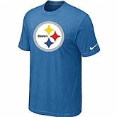 Nike Pittsburgh Steelers Sideline Legend Authentic Logo T-Shirt light Blue,baseball caps,new era cap wholesale,wholesale hats
