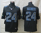 Nike San Diego Charger #24 Mathews Impact Limited Black Jerseys,baseball caps,new era cap wholesale,wholesale hats