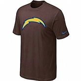 Nike San Diego Chargers Sideline Legend Authentic Logo T-Shirt Brown,baseball caps,new era cap wholesale,wholesale hats