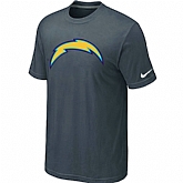 Nike San Diego Chargers Sideline Legend Authentic Logo T-Shirt Grey,baseball caps,new era cap wholesale,wholesale hats