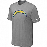 Nike San Diego Chargers Sideline Legend Authentic Logo T-Shirt Light grey,baseball caps,new era cap wholesale,wholesale hats