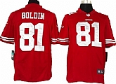 Nike San Francisco 49ers #81 Anquan Boldin Red Limited Jerseys,baseball caps,new era cap wholesale,wholesale hats