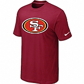 Nike San Francisco 49ers Sideline Legend Authentic Logo Dri-FIT T-Shirt Red,baseball caps,new era cap wholesale,wholesale hats
