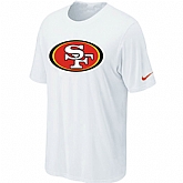 Nike San Francisco 49ers Sideline Legend Authentic Logo Dri-FIT T-Shirt White,baseball caps,new era cap wholesale,wholesale hats
