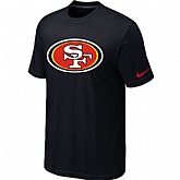 Nike San Francisco 49ers Sideline Legend Authentic Logo T-Shirt Black,baseball caps,new era cap wholesale,wholesale hats