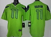 Nike Seattle Seahawks #11 Percy Harvin Green Game Jerseys,baseball caps,new era cap wholesale,wholesale hats