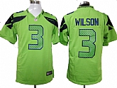 Nike Seattle Seahawks #3 Russell Wilson Green Game Jerseys,baseball caps,new era cap wholesale,wholesale hats